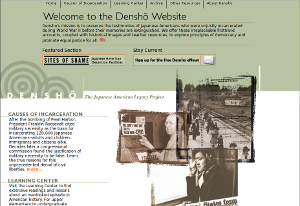 Densho.org screenshot
